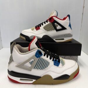 Jordan 4 Retro What The (GS) Kids Sneakers Size 7Y 408452-146
